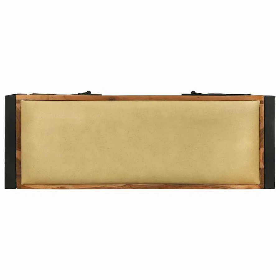 Cabinet Banc Multicolore Bois massif de récupération - 8