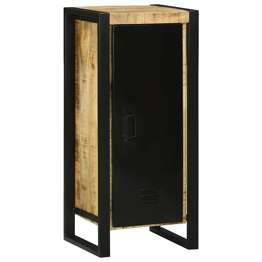 Armoire de salle de bain Marron Bois de mangue massif - 2