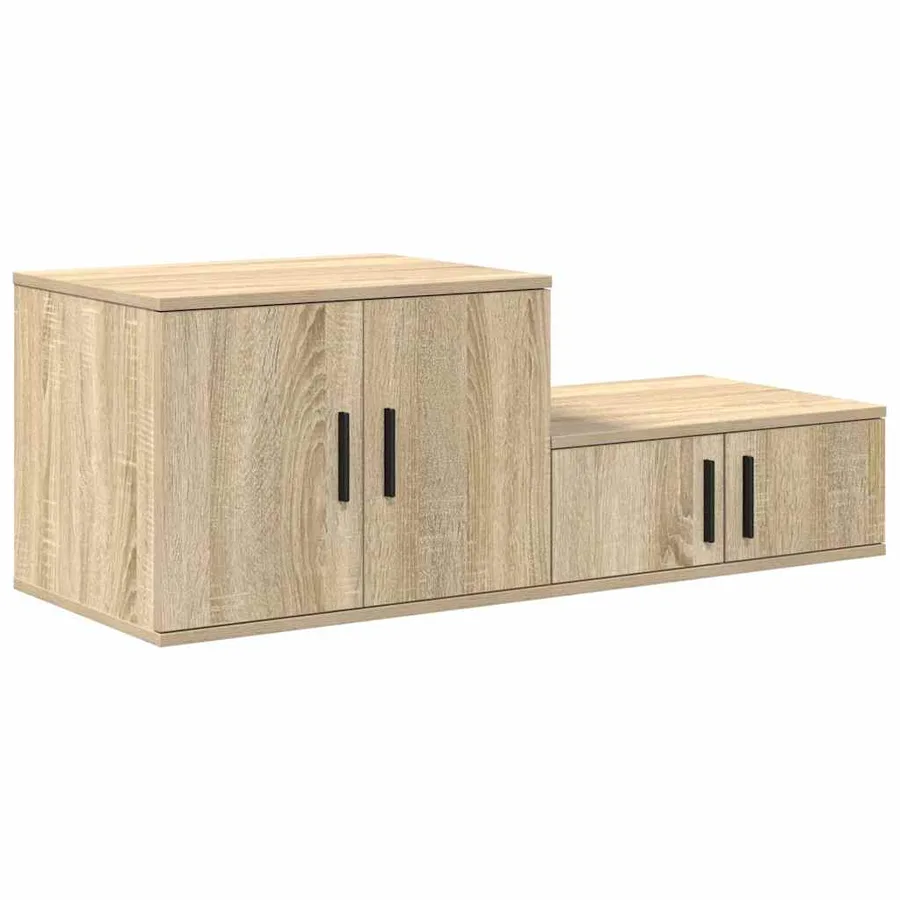 Armoire de rangement 2 pcs Chêne Sonoma 103 x 41 x 40 cm - 5