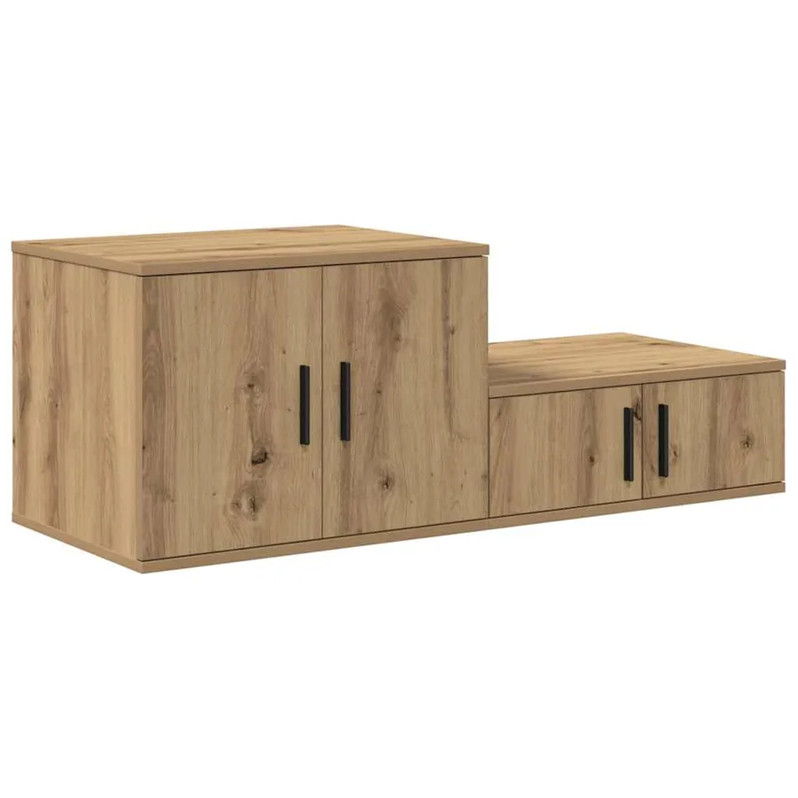 Armoire de rangement 2 pc Chêne artisanal 103 x 41 x 40 cm - 5