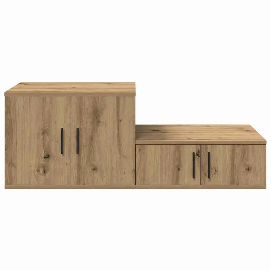 Armoire de rangement 2 pc Chêne artisanal 103 x 41 x 40 cm - 7