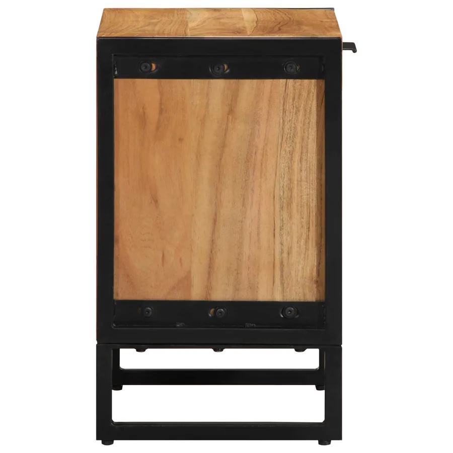 Table de chevet Marron 40 x 30 x 50 cm - 6
