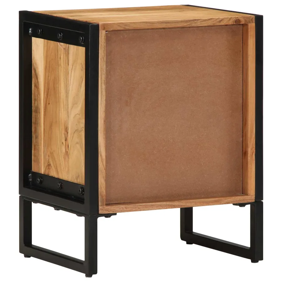 Table de chevet Marron 40 x 30 x 50 cm - 7