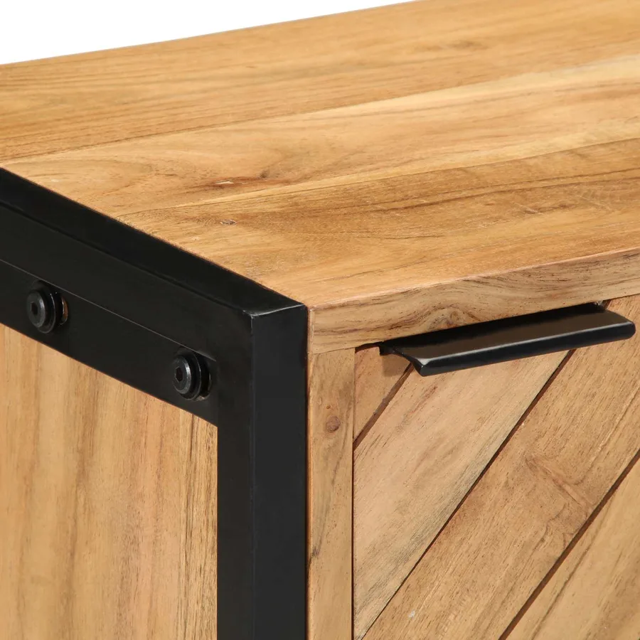 Table de chevet Marron 40 x 30 x 50 cm - 8