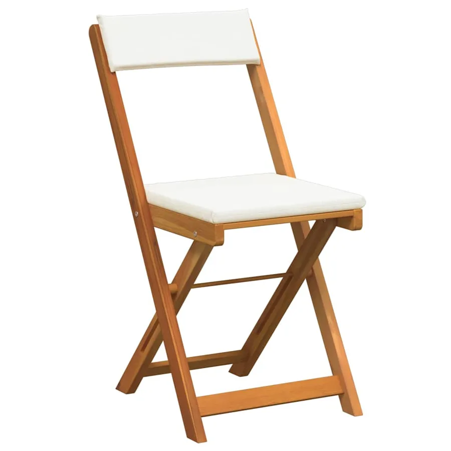 Ensemble bistrot 3 pcs Huile Naturelle Bois d'Acacia Massif - 6