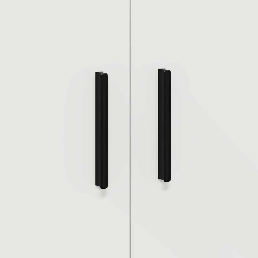 Armoire de rangement 2 pcs Blanc 103 x 41 x 40 cm - 11