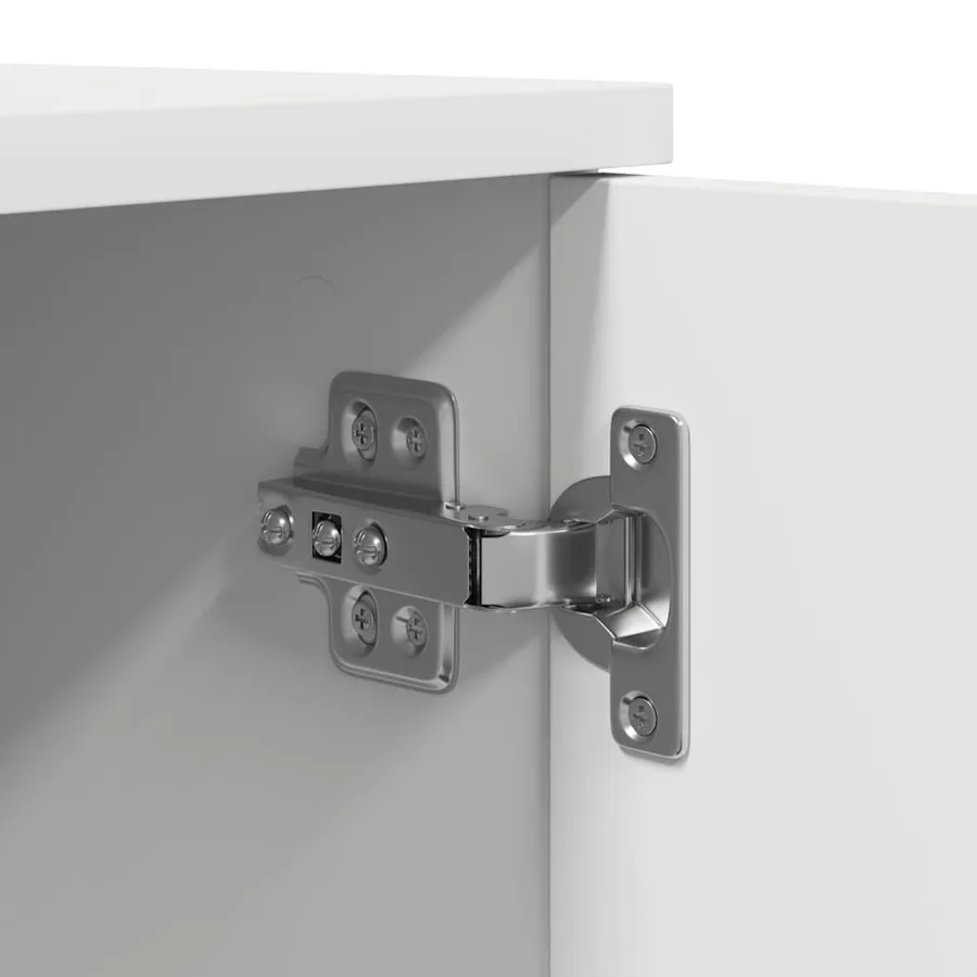 Armoire de rangement 2 pcs Blanc 103 x 41 x 40 cm - 12
