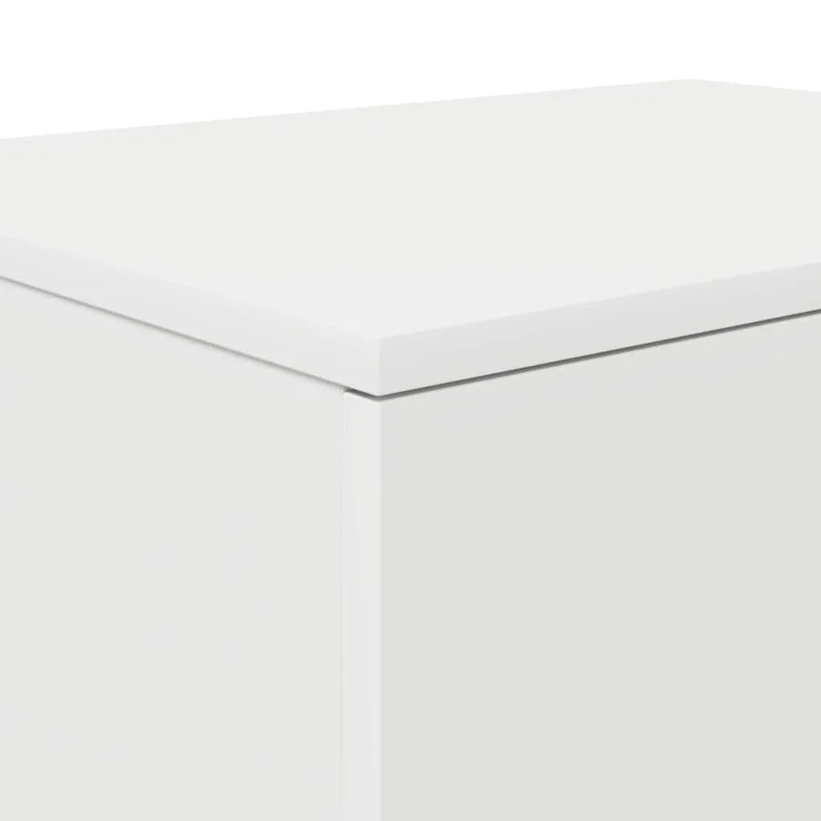 Armoire de rangement 2 pcs Blanc 103 x 41 x 40 cm - 8