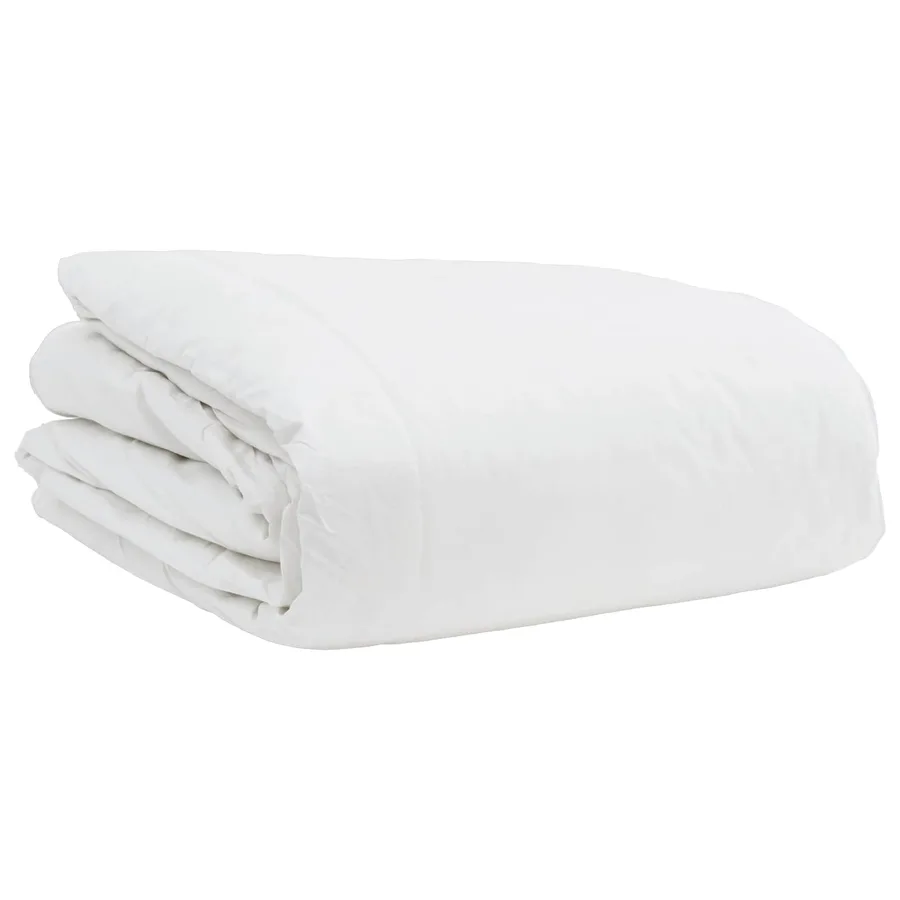 Ensemble de Duvet avec oreiller 3 pcs Blanc Plume de canard - 4