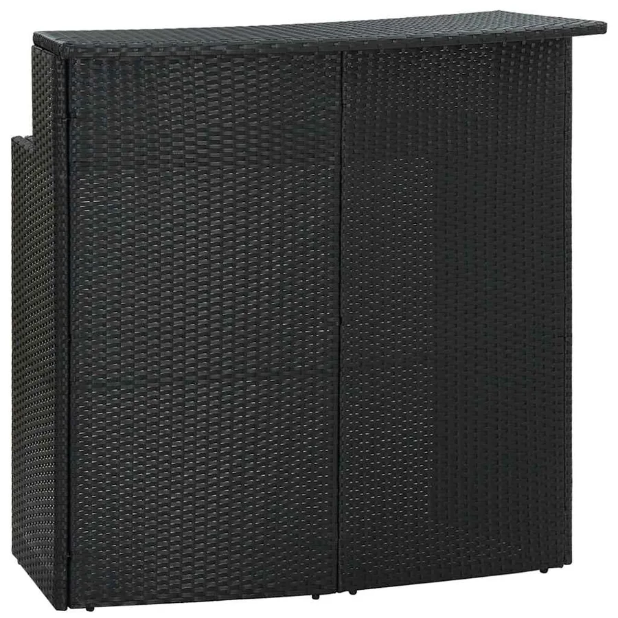 Ensemble de bar de jardin avec coussins 5 pcs Noir - 6