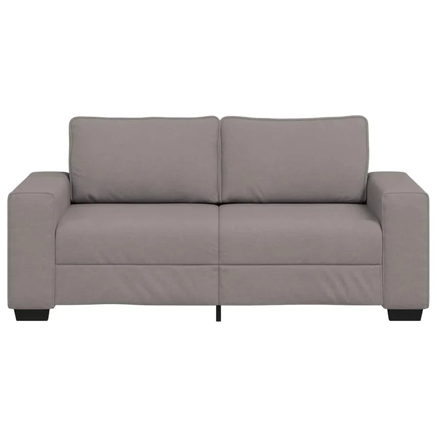 Canapé 2 places taupe 180x77x82 cm en tissu - 4