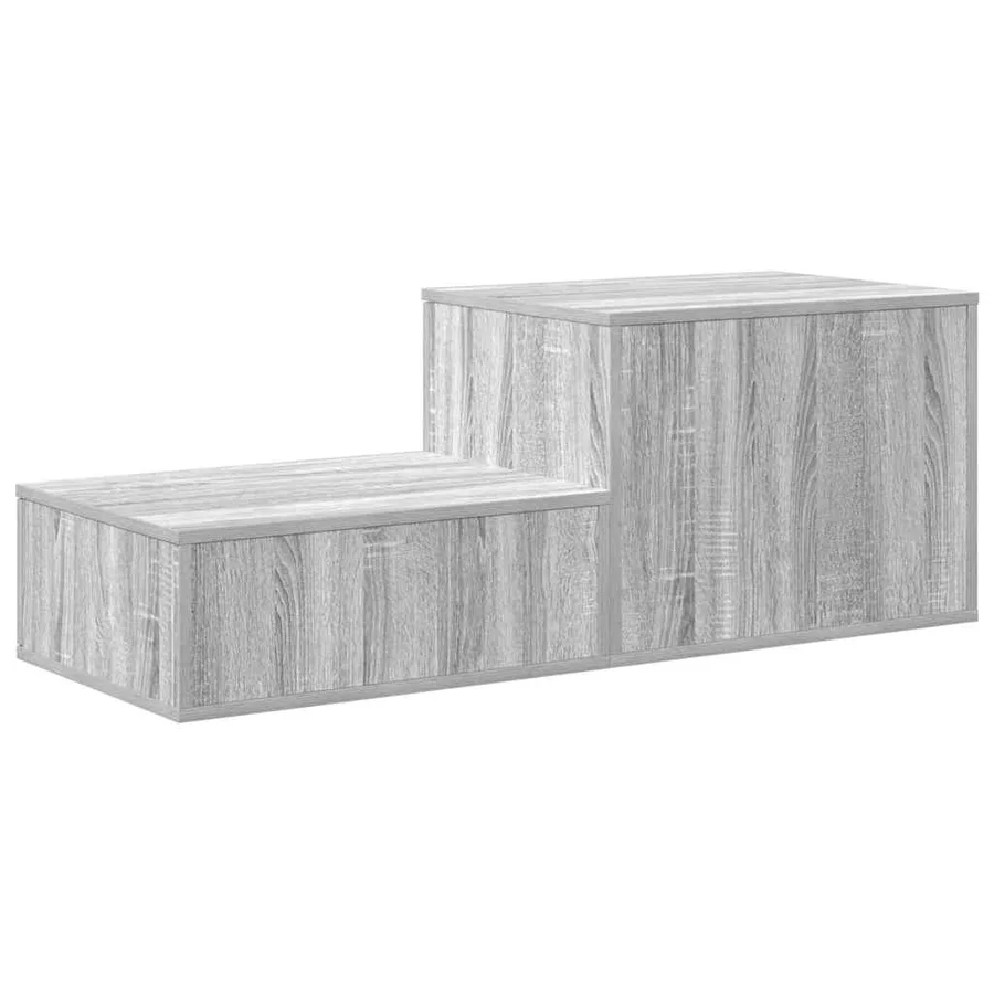 Armoire de rangement 2 pcs Gris Sonoma 103 x 41 x 40 cm - 9