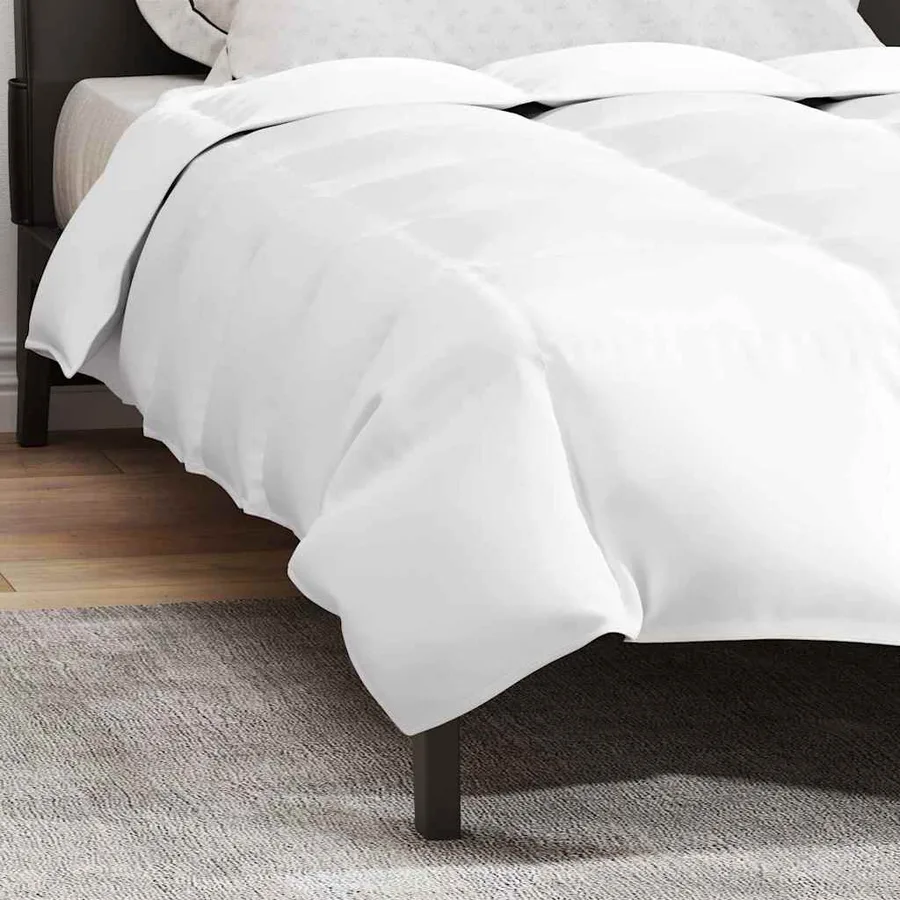 Couette Blanc 155 x 200 cm Plume - 5