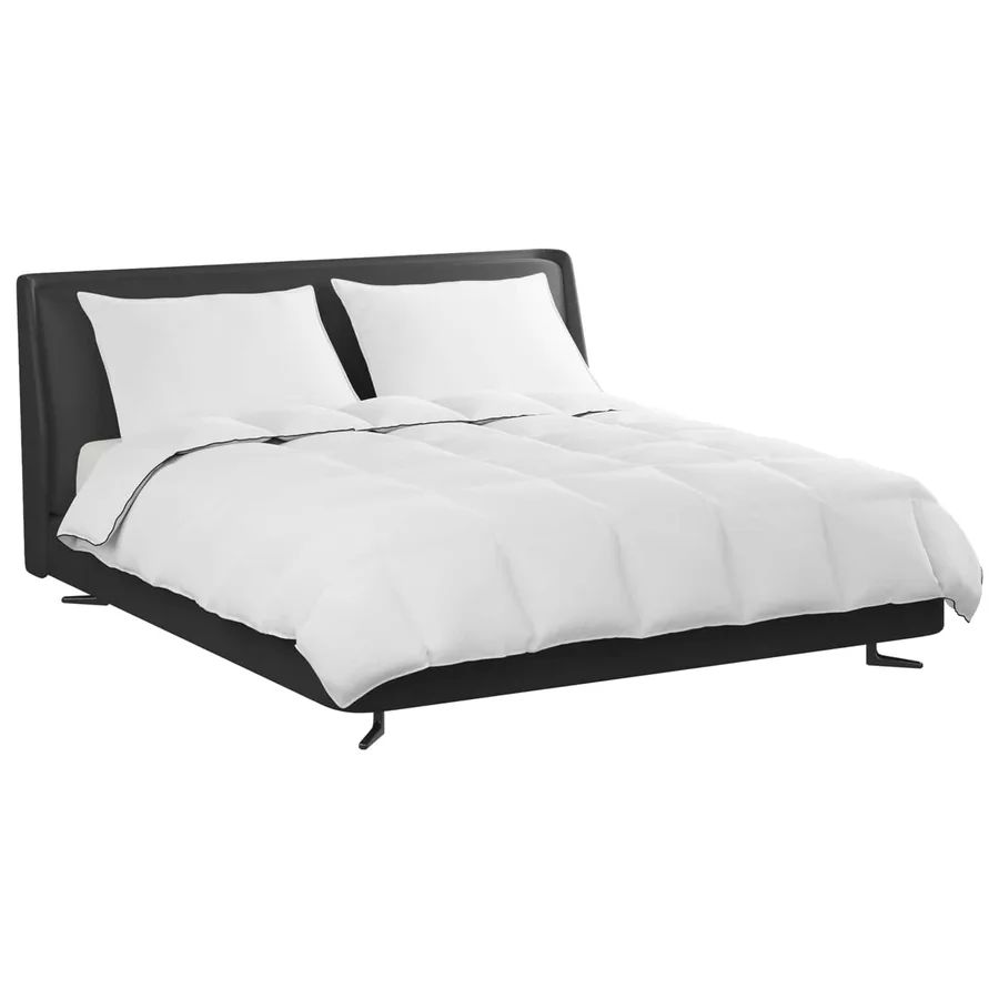 Duvet d'hiver avec oreiller 3 pcs Blanc Plume de canard - 3