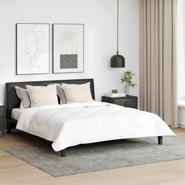 Oreiller avec oreiller 2 pcs Blanc 40 x 60 cm Coton