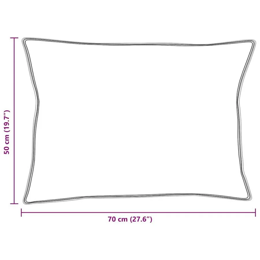 Ensemble de Duvet avec oreiller 3 pcs Blanc Plume de canard - 9
