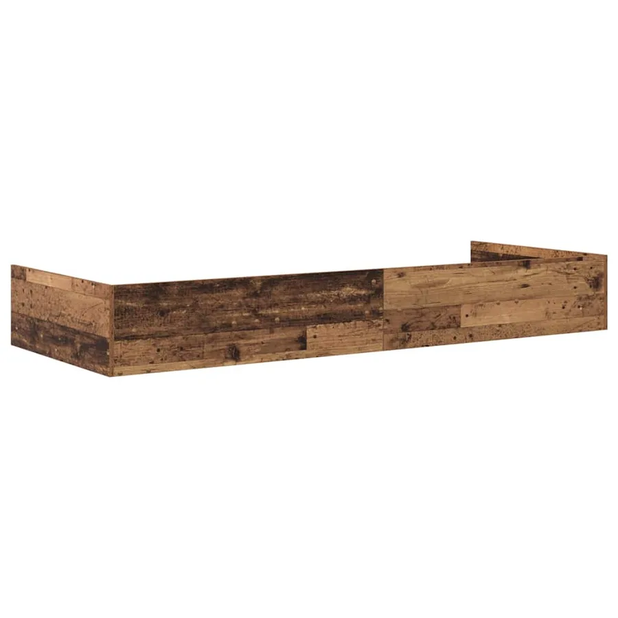 Cadre de lit Bois Ancien 90 x 190 cm Bois d'ingénierie - 7