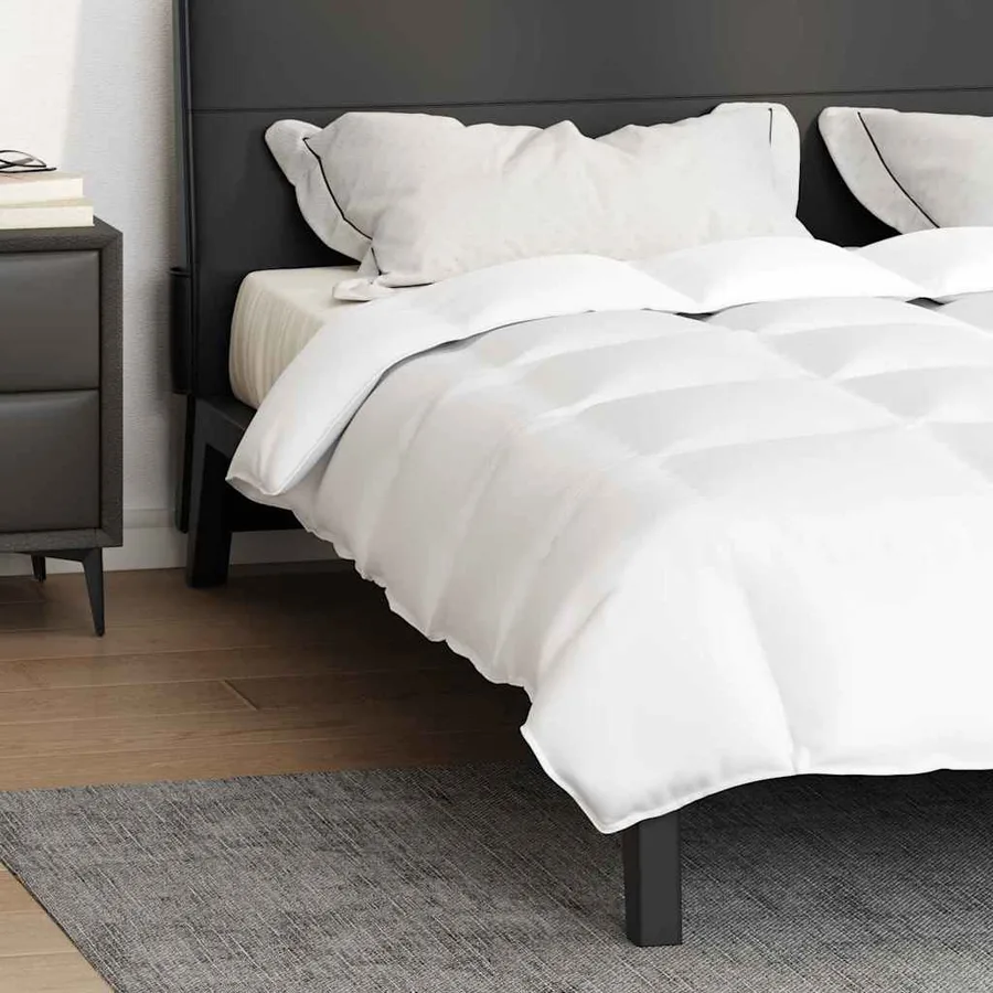 Couette Blanc 240 x 200 cm Plume - 5