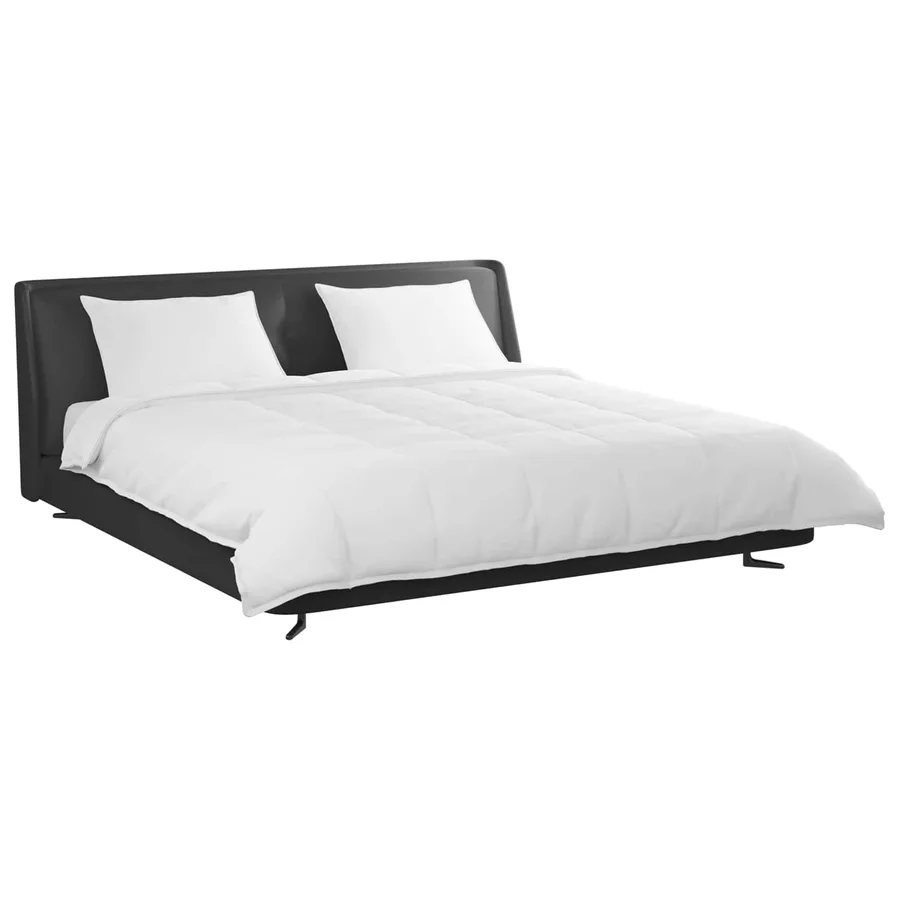 Ensemble de Duvet avec oreiller 3 pcs Blanc Plume de canard - 3