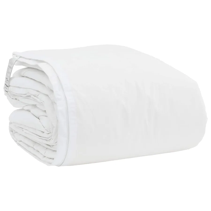 Ensemble de Duvet avec oreiller 3 pcs Blanc Plume de canard - 4