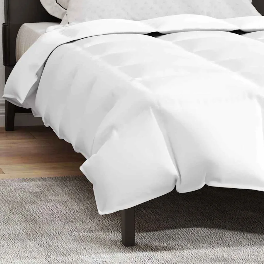 Duvet d'été simple Blanc 155 x 200 cm Plume - 5