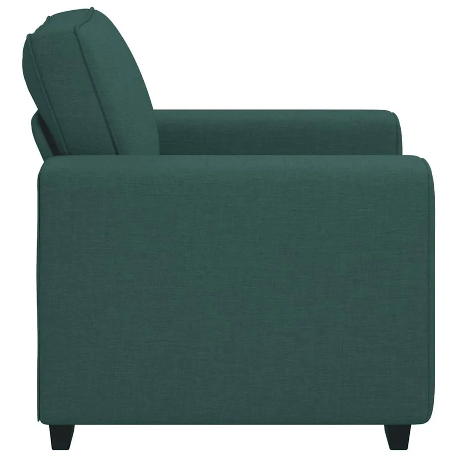 Canapé/Fauteuil vert foncé 100x77x82 cm tissu - 5