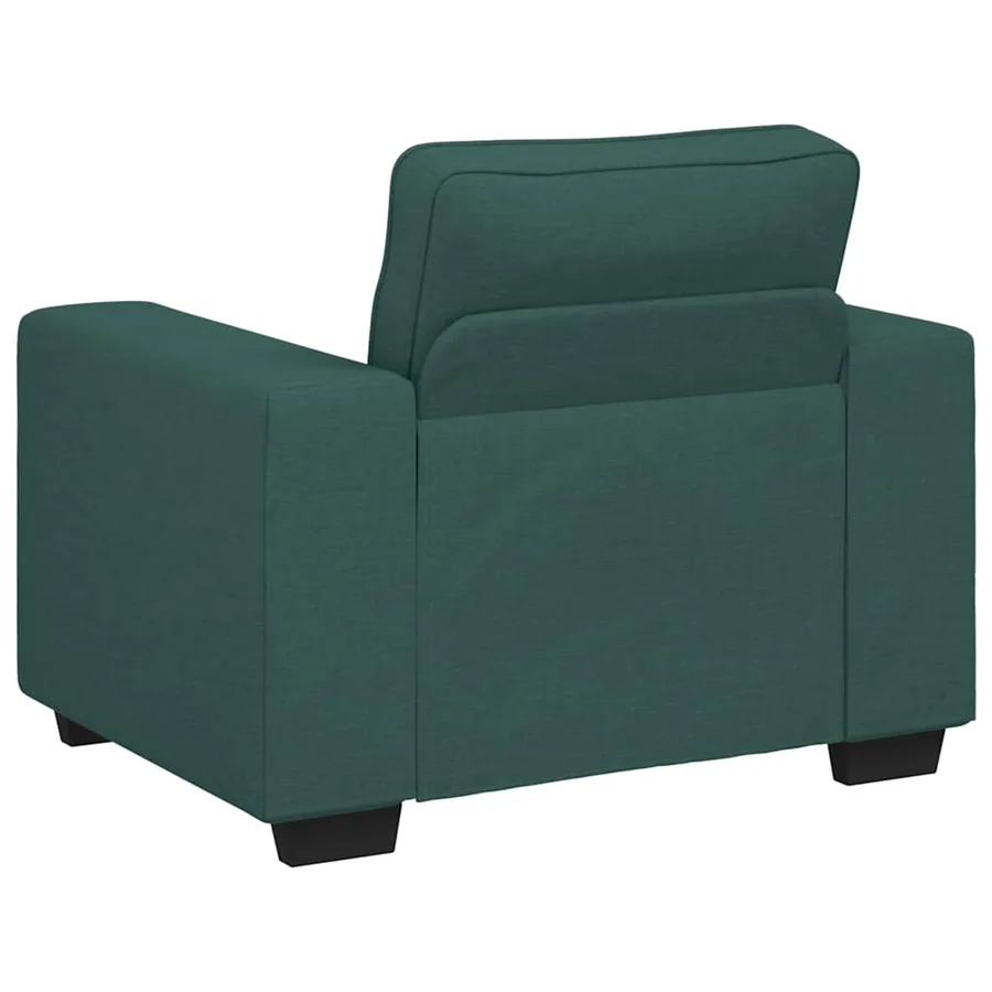 Canapé/Fauteuil vert foncé 100x77x82 cm tissu - 6