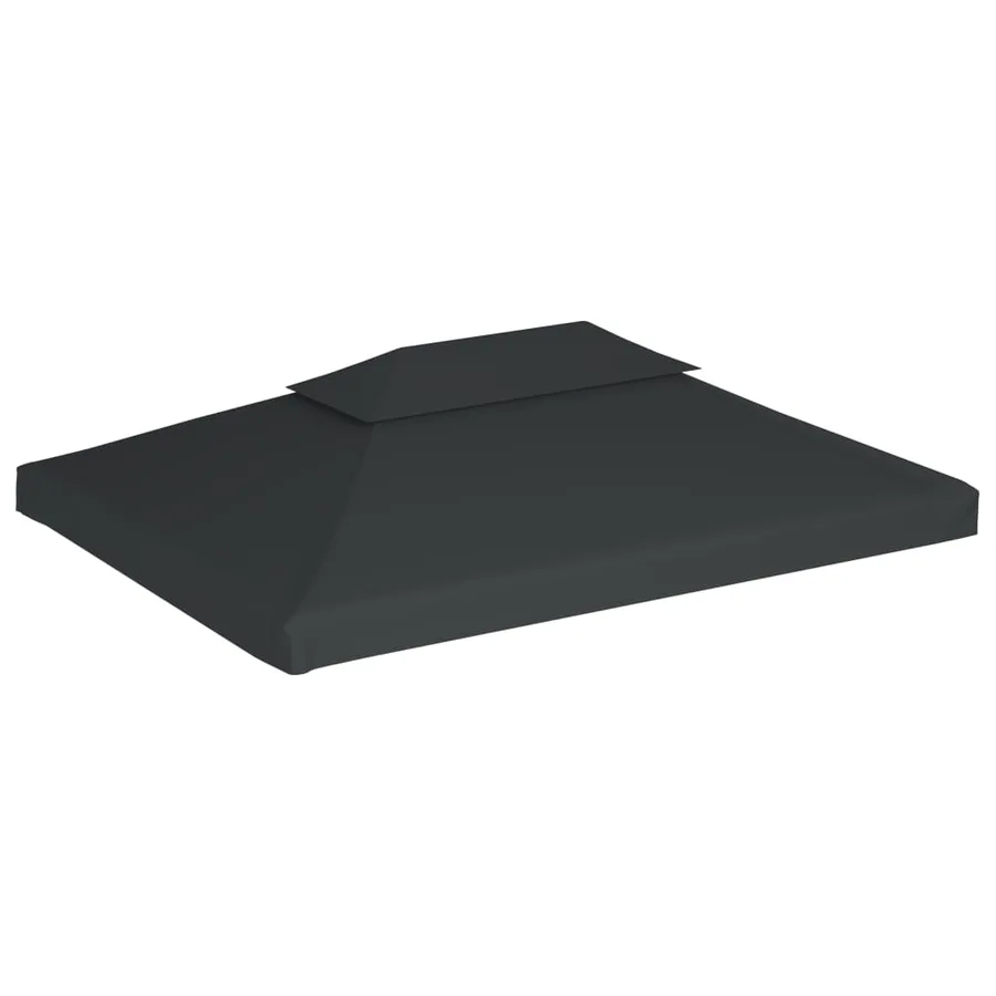 2-tier gazebo top 310 g/m² 4x3 m Anthracite - 2