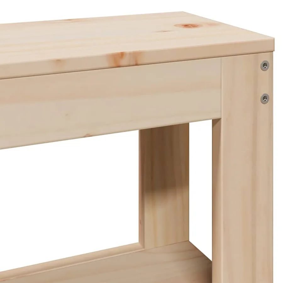 Cadre de lit sans matelas 90x190 cm bois de pin massif - 10