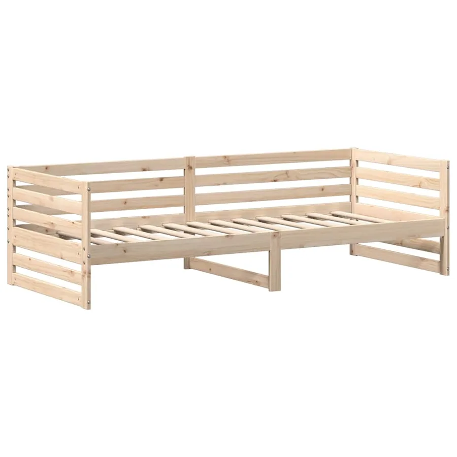 Lit de jour sans matelas 80x200 cm en pin massif - 2