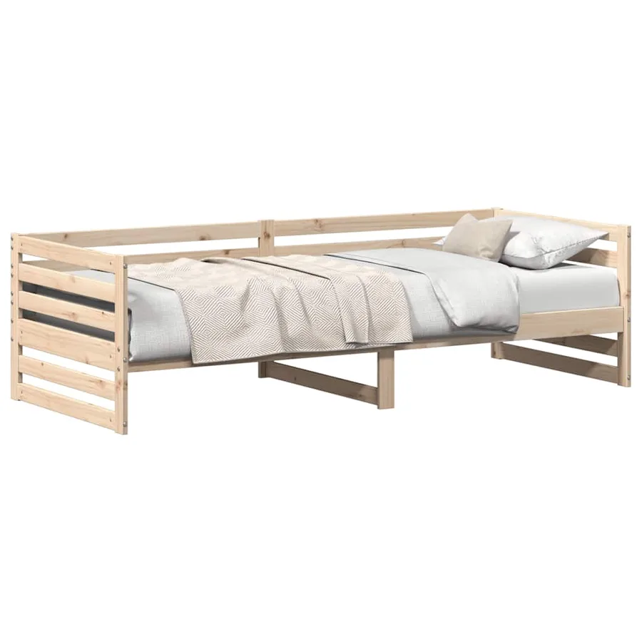 Lit de jour sans matelas 80x200 cm en pin massif - 4