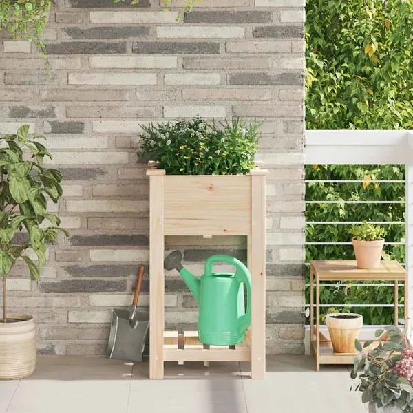 Cache-pot de jardin Beige 45 x 45 x 76,5 cm