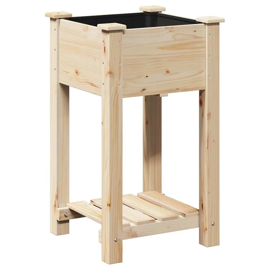 Cache-pot de jardin Beige 45 x 45 x 76,5 cm - 7