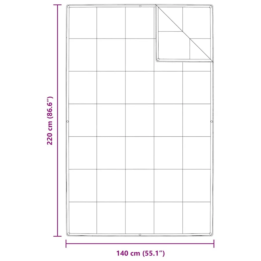 Duvet 2-en-1 Blanc 140 x 220 cm Plume - 10