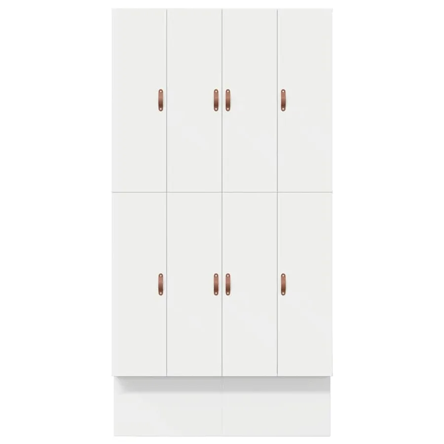 Cadre de lit avec rangement Blanc 120 cm Bois d'ingénierie - 11
