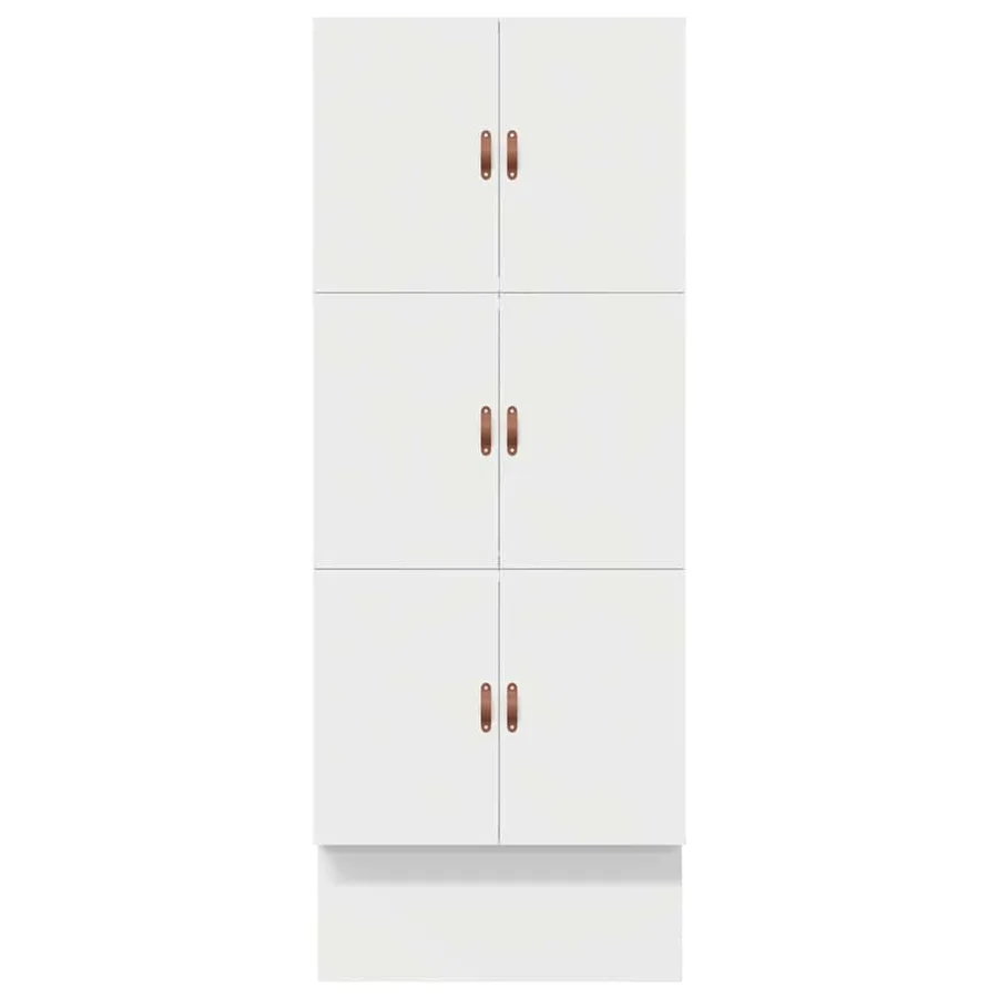 Cadre de lit avec rangement Blanc 80 cm Bois d'ingénierie - 8