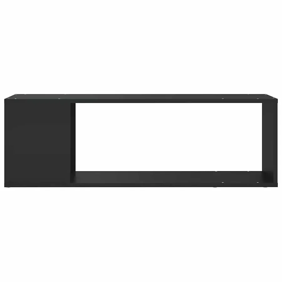 Meuble TV Noir 100x24x32 cm Bois d'ingénierie - 3