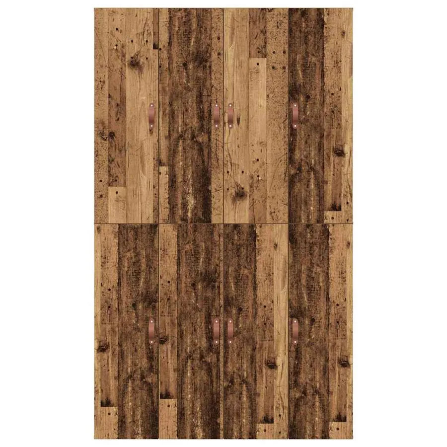 Cadre de lit avec rangement Bois Ancien 120 x 190 cm - 9