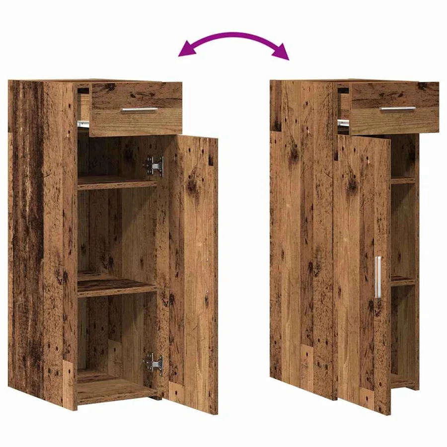 Buffet avec tiroir Bois ancien 30 x 42,5 x 93 cm - 11