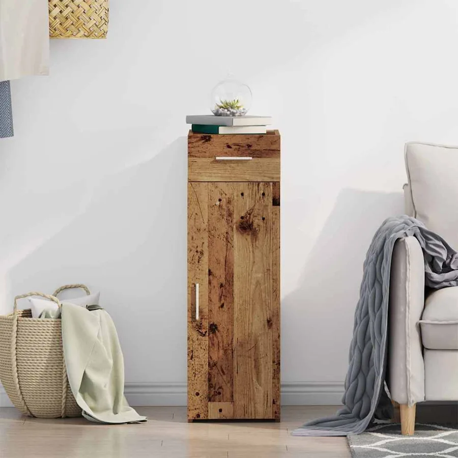 Buffet avec tiroir Bois ancien 30 x 42,5 x 93 cm - 4