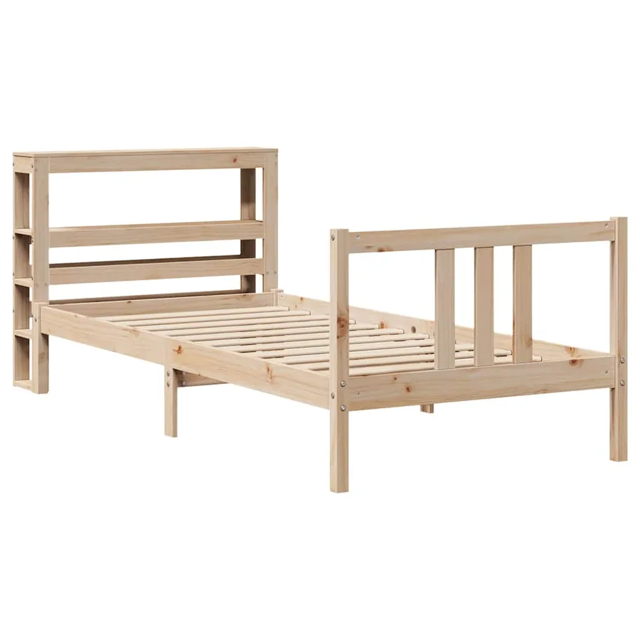 Cadre de lit avec tête de lit sans matelas 90x190 cm - 3