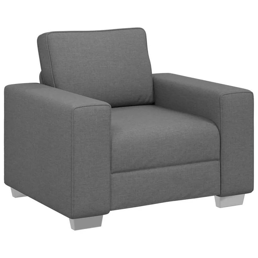 Fauteuil Gris foncé 100 cm tissu - 2