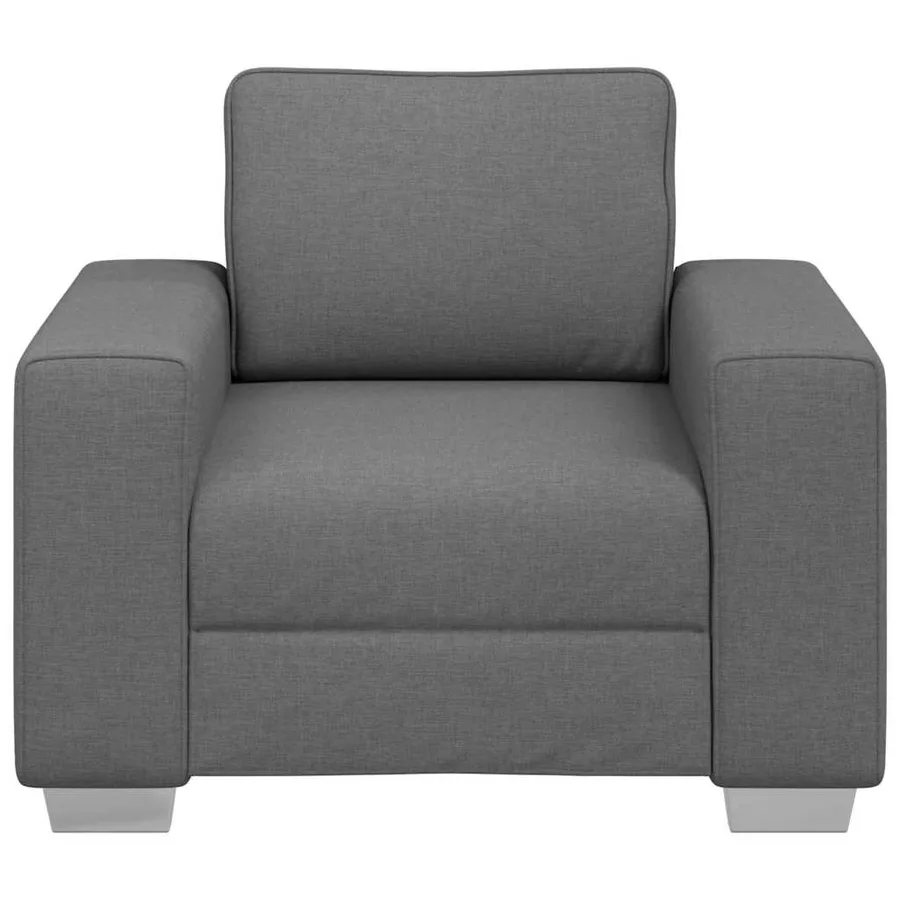 Fauteuil Gris foncé 100 cm tissu - 4