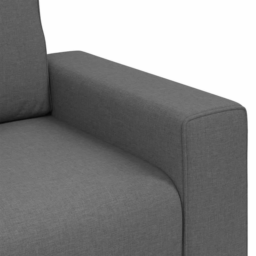 Fauteuil Gris foncé 100 cm tissu - 6