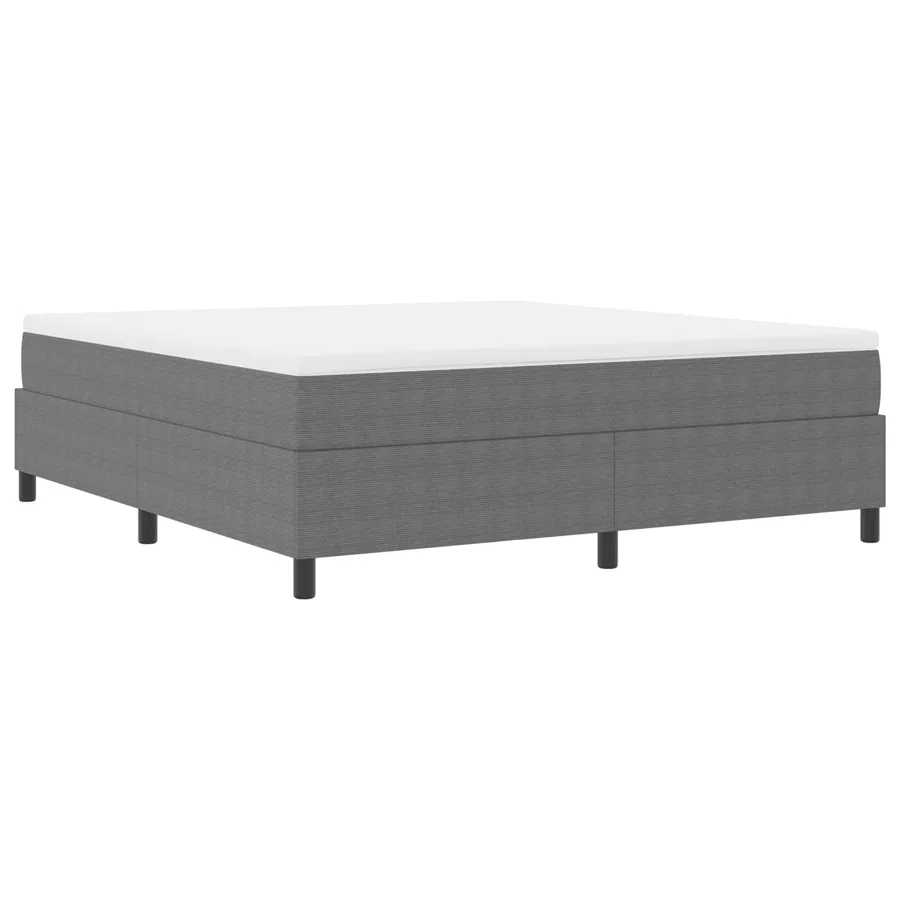 Cadre de lit plateforme Gris clair 180 x 200 cm - 2