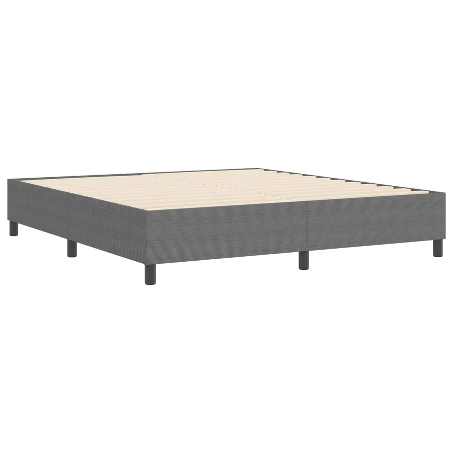 Cadre de lit plateforme Gris clair 180 x 200 cm - 7