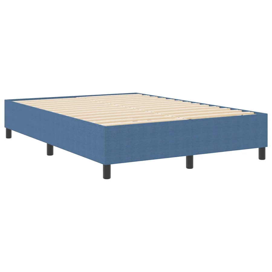 Cadre de lit plateforme Bleu 140 x 200 cm - 2