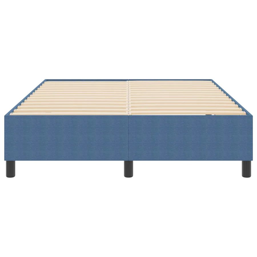 Cadre de lit plateforme Bleu 140 x 200 cm - 5