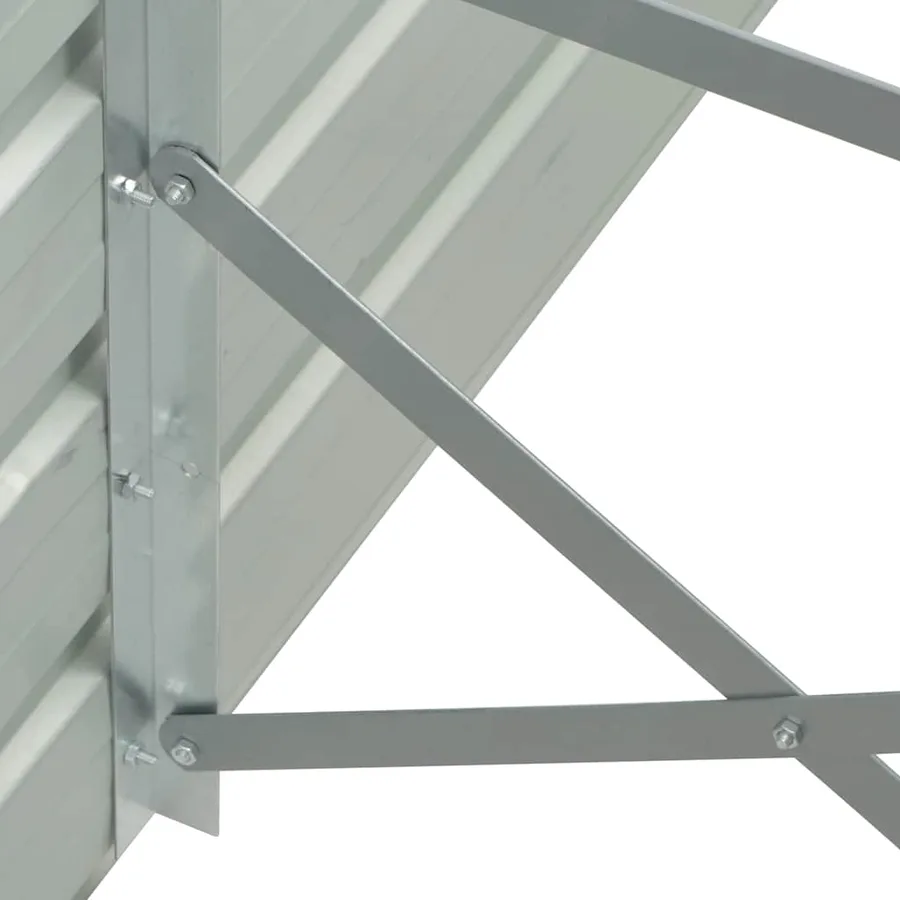 Lit surélevé de jardin Acier galvanisé 600x80x45 cm Anthracite - 6