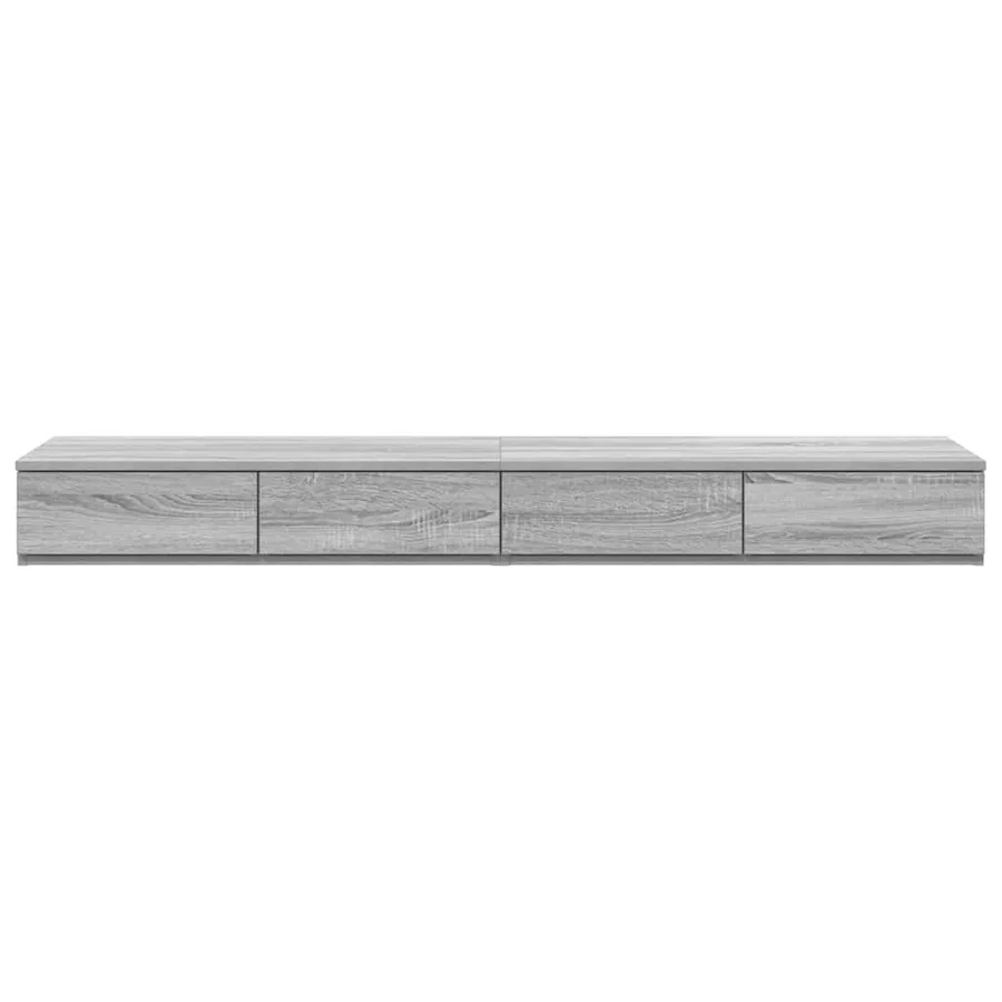 Tiroirs de lit avec tiroir Gris Sonoma 135 x 36,5 x 16,5 cm - 6